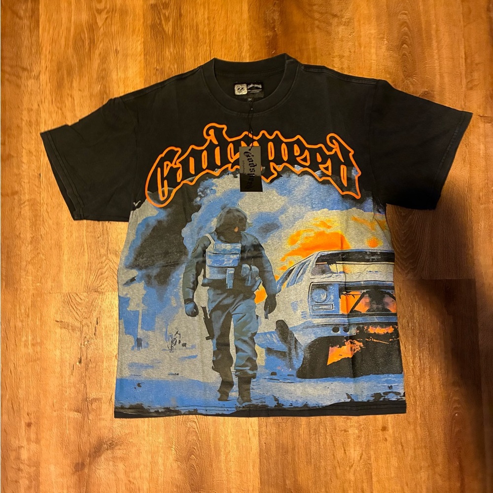 Godspeed Black and Blue Graphic Tee